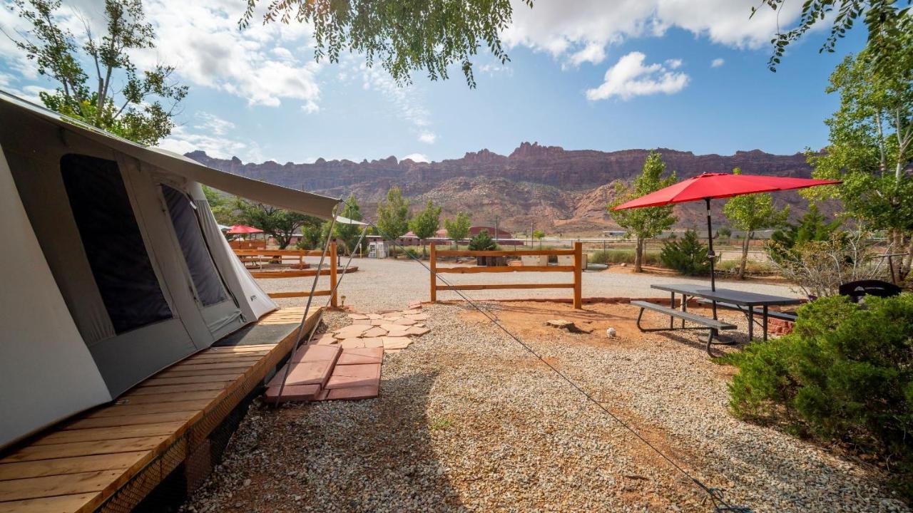 Funstays Glamping Setup Tent In Rv Park #1 Ok-T1 Moab Luaran gambar